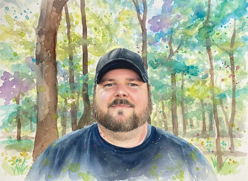 Quinn working with worms